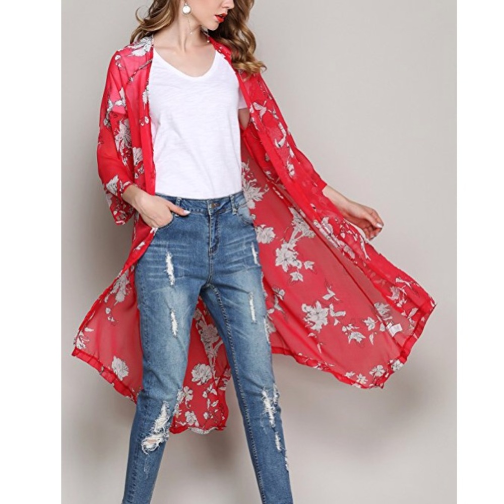 🌹Scarlet Summer Kimono🌹